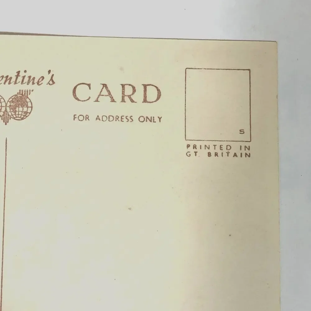 Sepiatype Postcard Published by Valentine and Sons St Albans St. Michaels Church